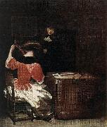 TERBORCH, Gerard The Music Lesson r china oil painting artist
